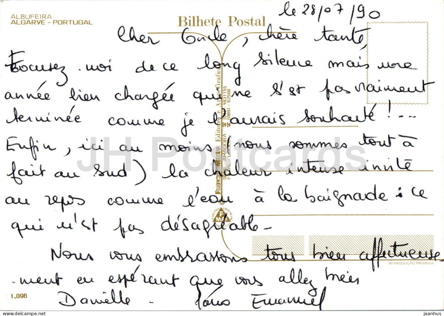 Albufeira - Algarve - 1096 - 1990 - Portugal - used