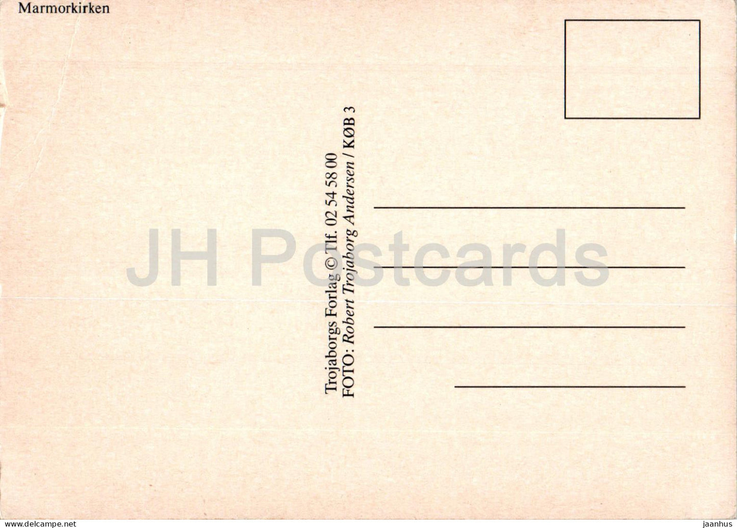 Copenhague - Kobenhavn - Marmorkirken - Église en marbre - multiview - Kob 3 - Danemark - inutilisé