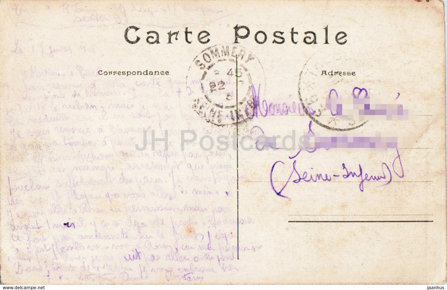 Le Havre – Vue Panoramique, Preis des Phares du Cap de la Heve – 137 – alte Postkarte – Frankreich – gebraucht