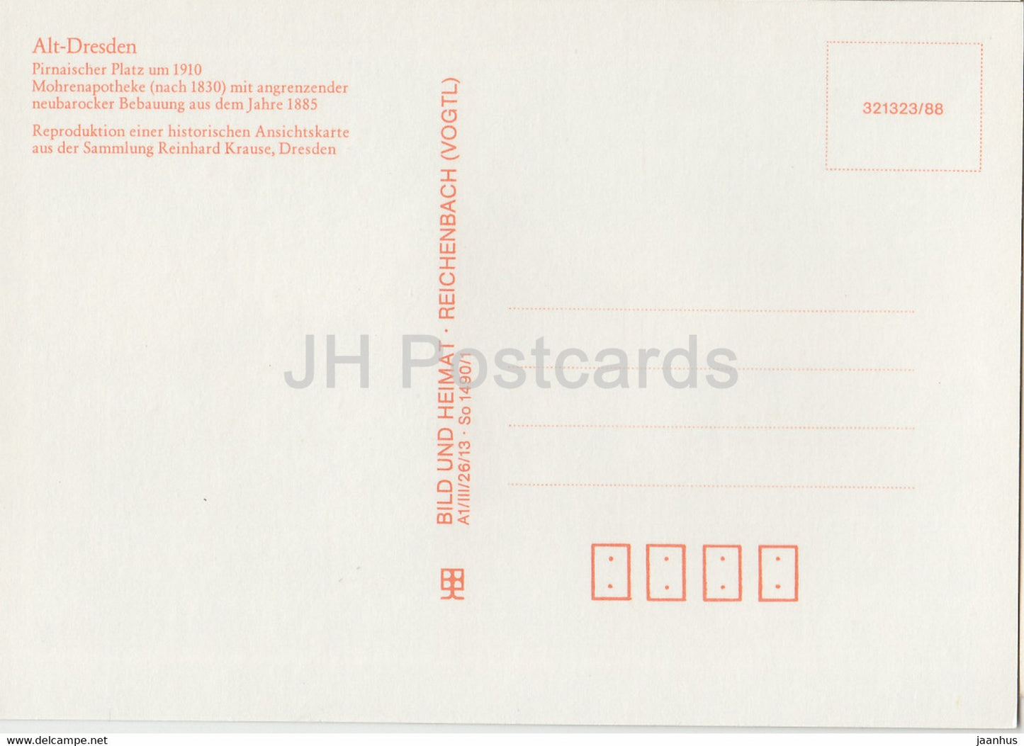 Dresden - Pirnaischer Platz um 1910 - Straßenbahn - Reproduktion - Historische Ansichten - DDR Deutschland - unbenutzt