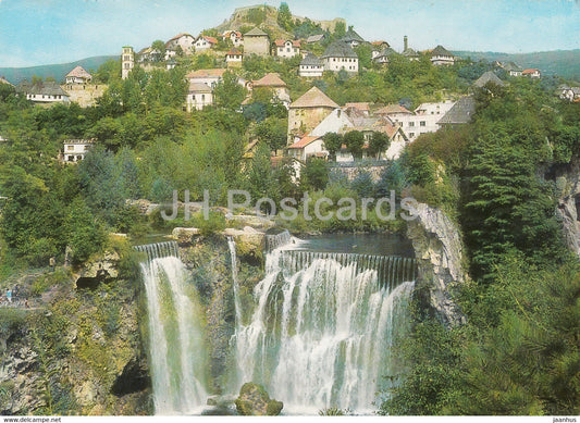 Jajce - waterfall - 512 - Yugoslavia - Bosnia and Herzegovina - unused - JH Postcards
