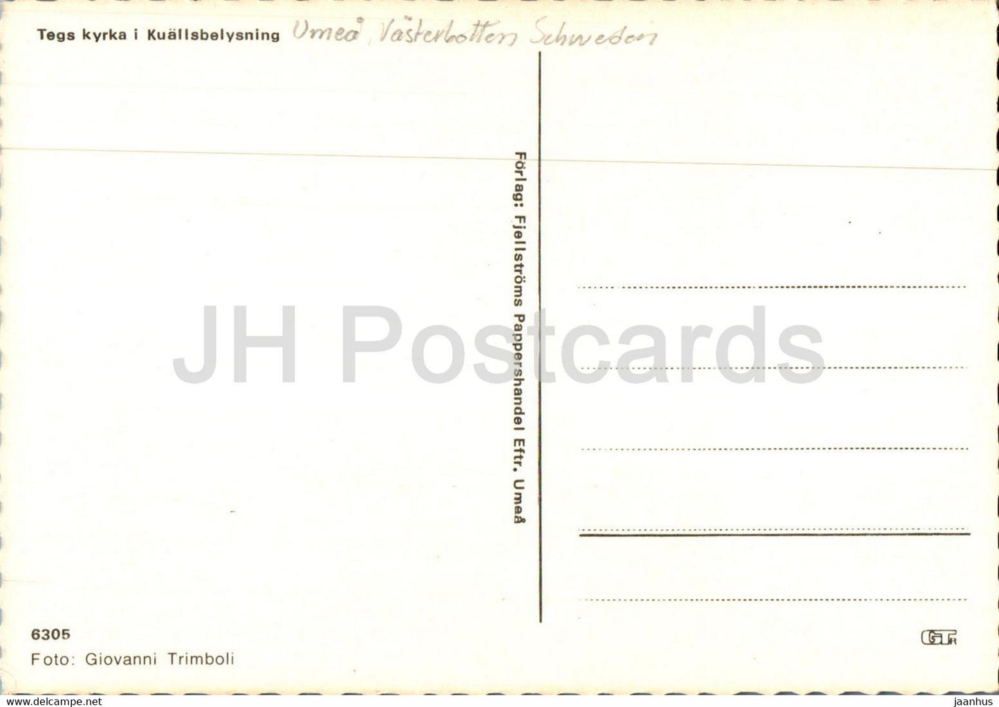 Tegs kyrka i Kuallsbelysning - church - 6305 - Sweden - unused