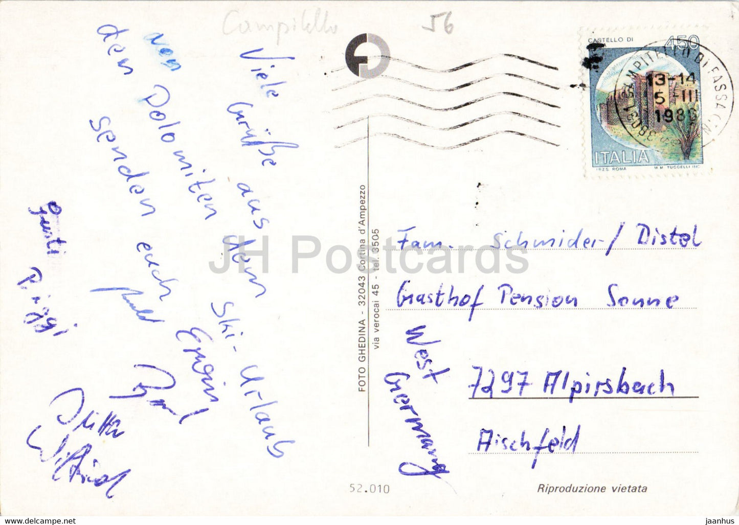 Campitello - Val di Fassa - 1986 - Italie - occasion