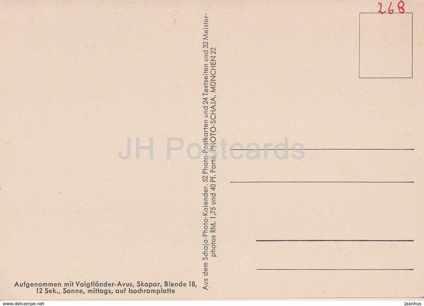 Berlin - Im Schloss Charlottenburg - castle - Germany - unused