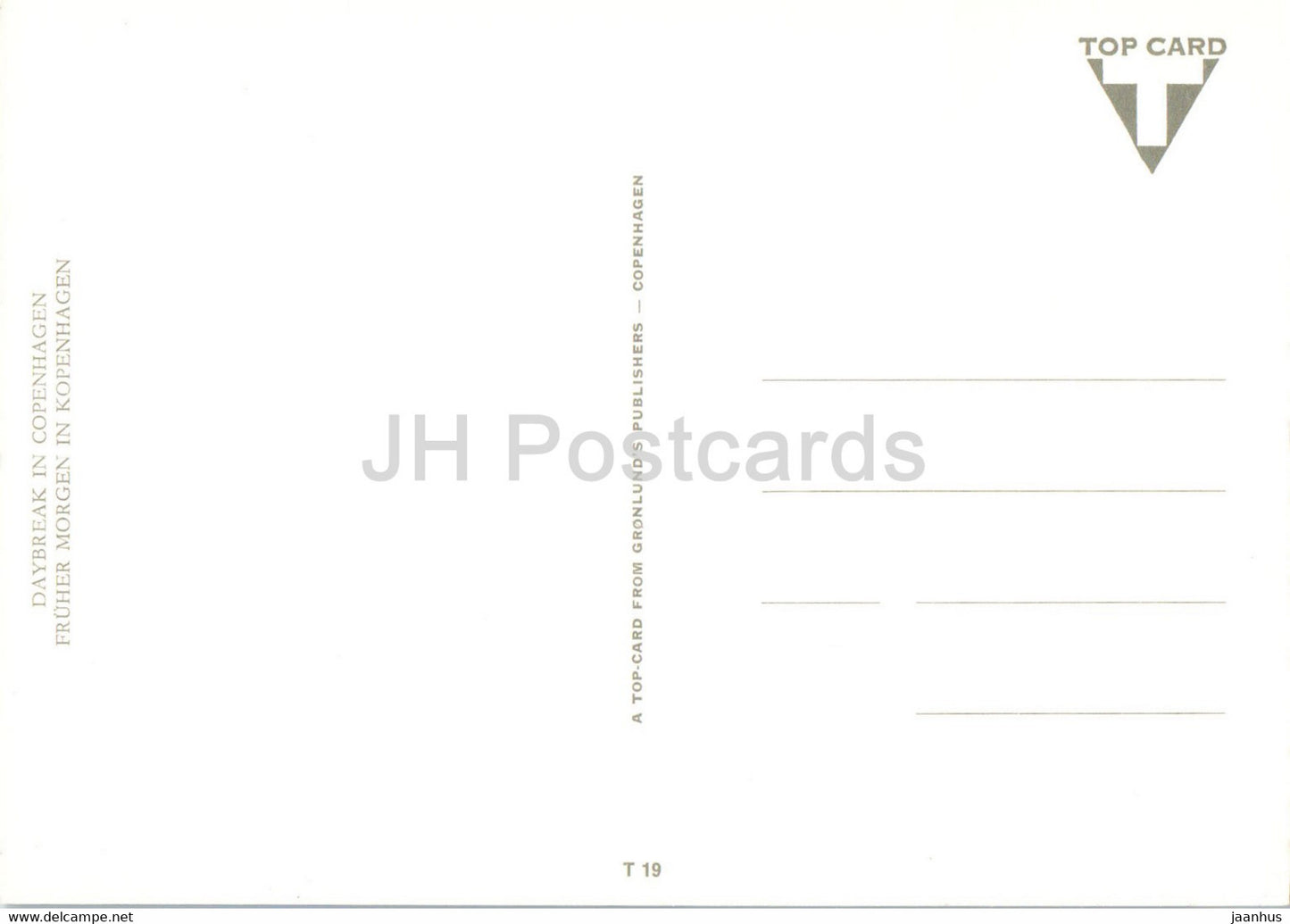 Daybreak in Copenhagen - Little Mermaid - 19 - Denmark - unused