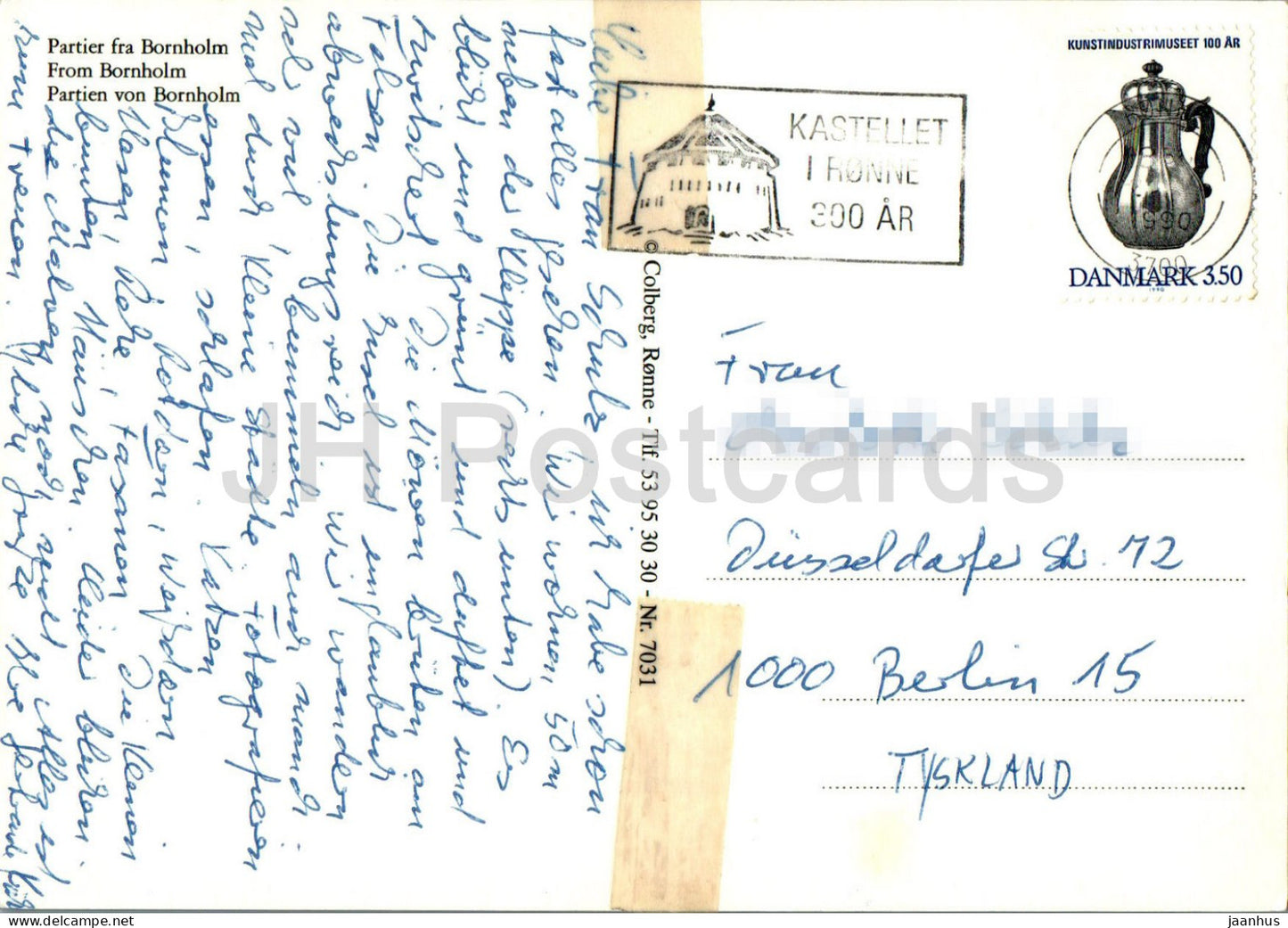 Partier fra Bornholm – Aus Bornholm – Multiview – 7031 – 1990 – Dänemark – gebraucht