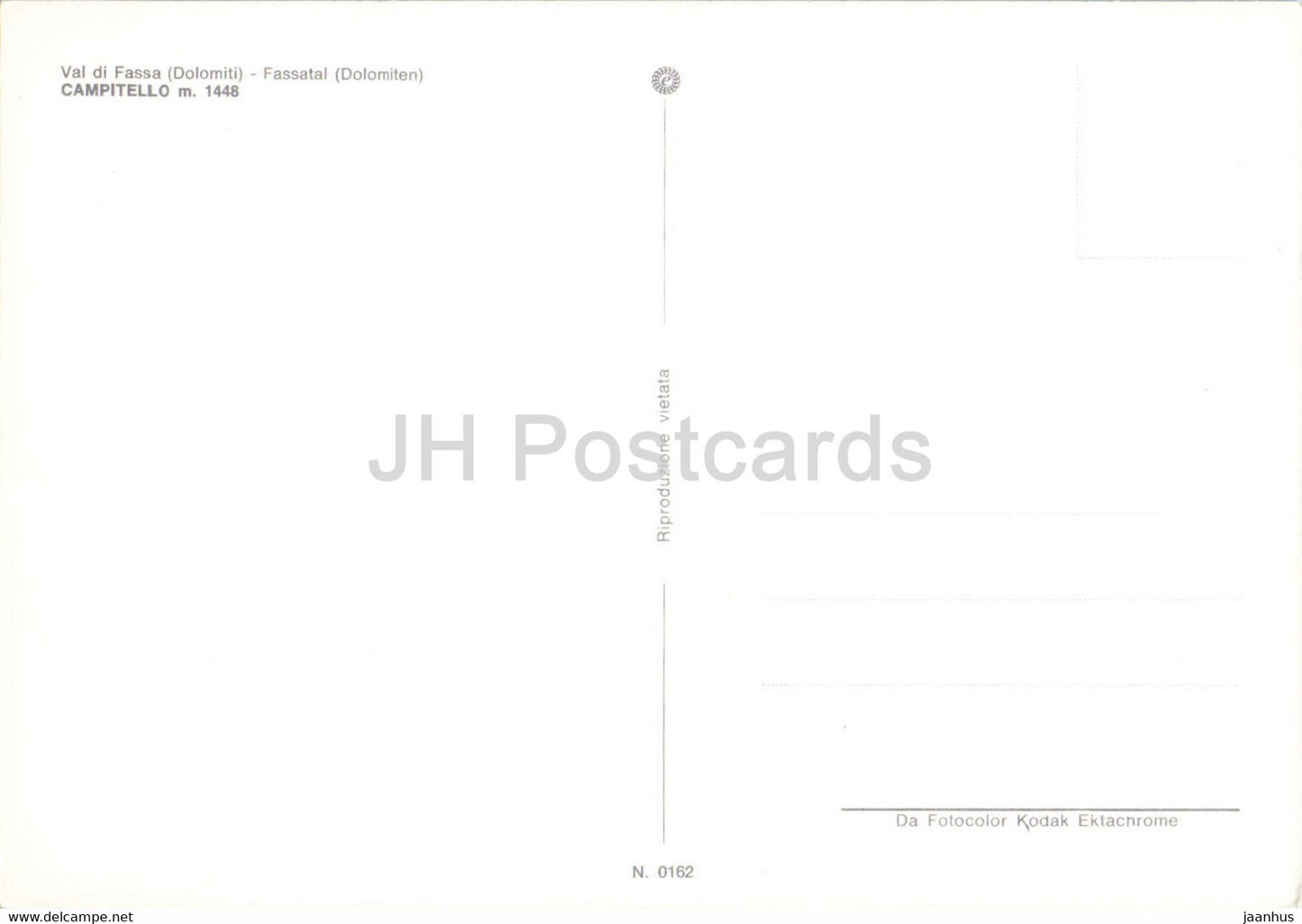 Val di Fassa - Campitello - Fassatal - Italien - unbenutzt