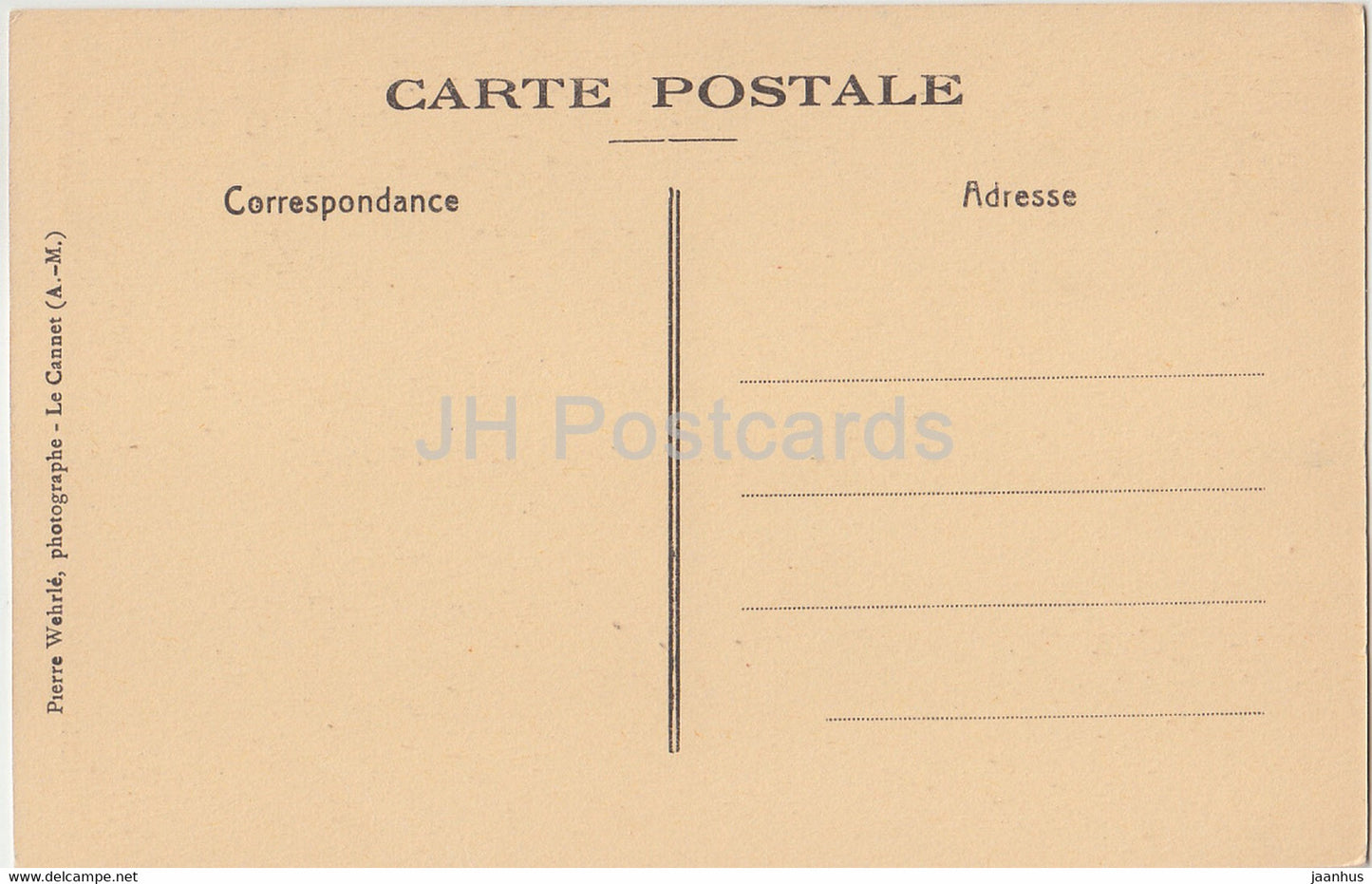 Le Cannet pres Cannes - Les deux tours de l'Eglise Ste Catherine - old postcard - France - unused