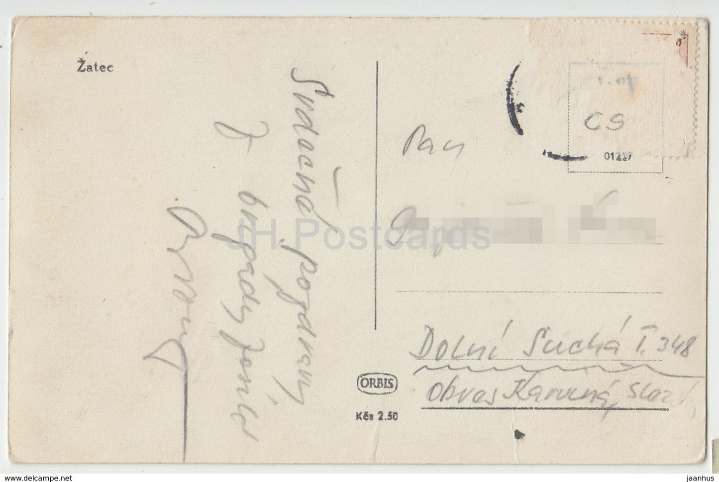 Zatec - Saaz - old postcard - Czech Republic - used