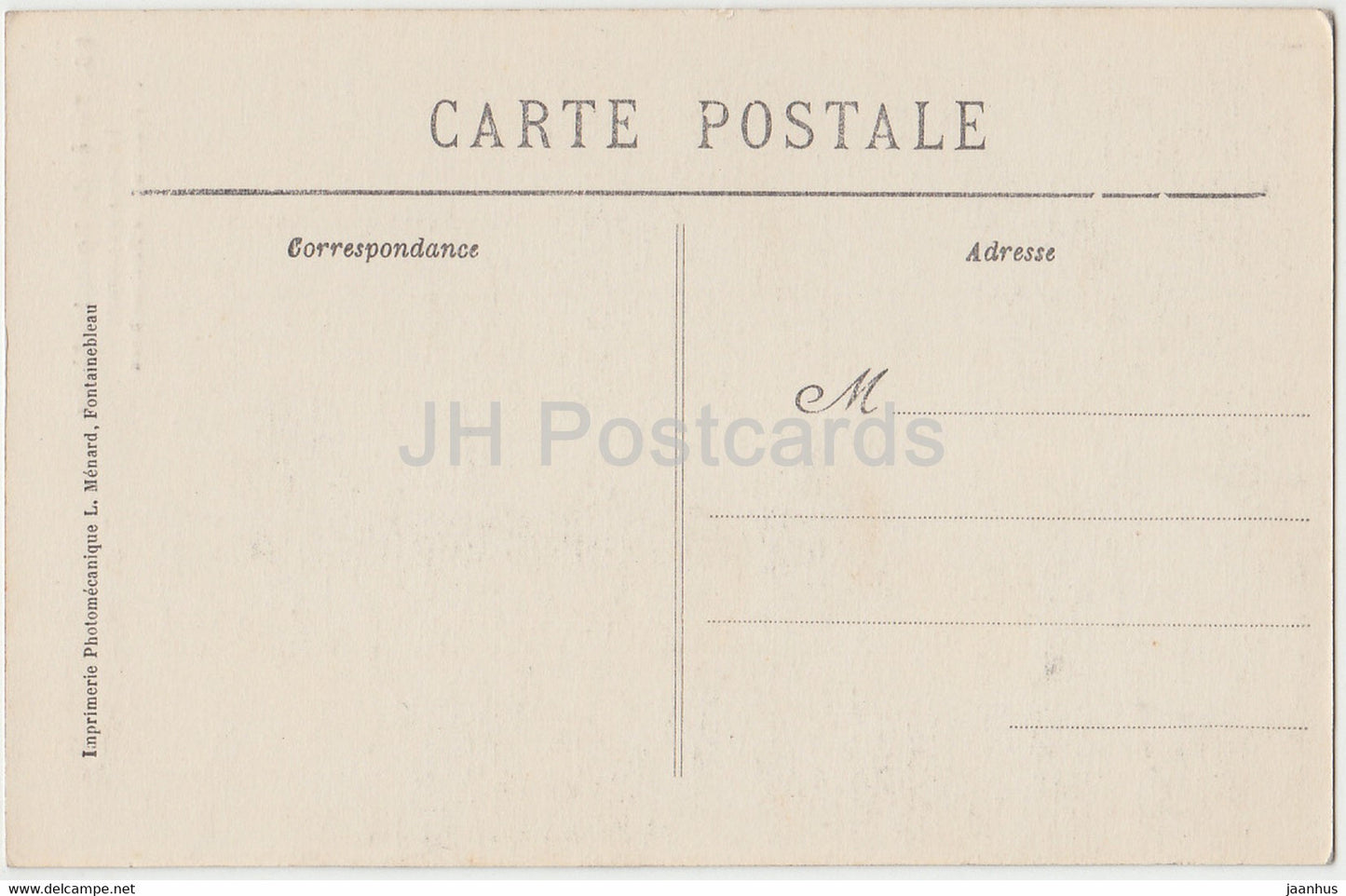 Foret de Fontainebleau - La Croix du Calvaire et Panorama de Fontainebleau - 95 - alte Postkarte - Frankreich - unbenutzt