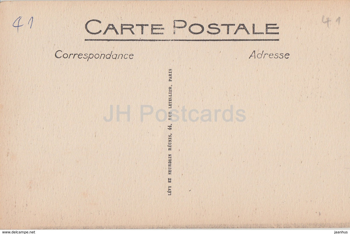 Blois - Le Chateau - Aile Francois 1er - Prie Dieu Henri III - castle - 82 - old postcard - France - unused