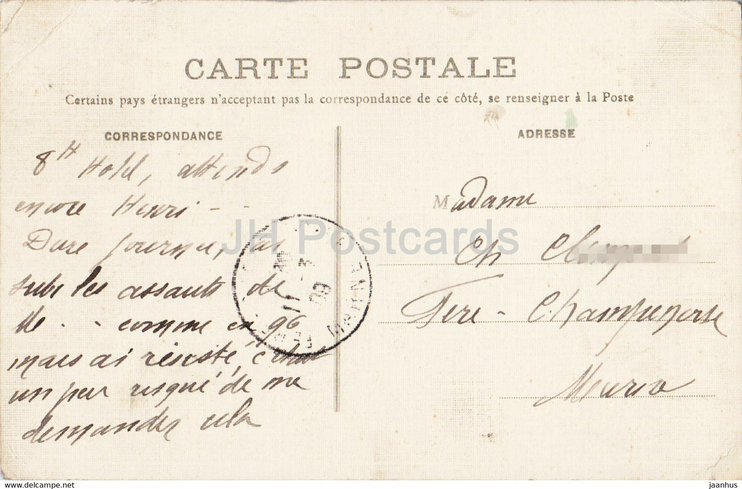 Saint Martin d'Ablois - La Source - 10 - old postcard - 1909 - France - used