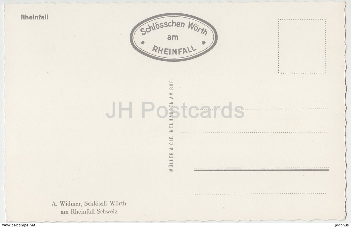 Rheinfall Schweiz - Schlösschen Wörth am Rheinfall - Multiview - Schweiz - unbenutzt