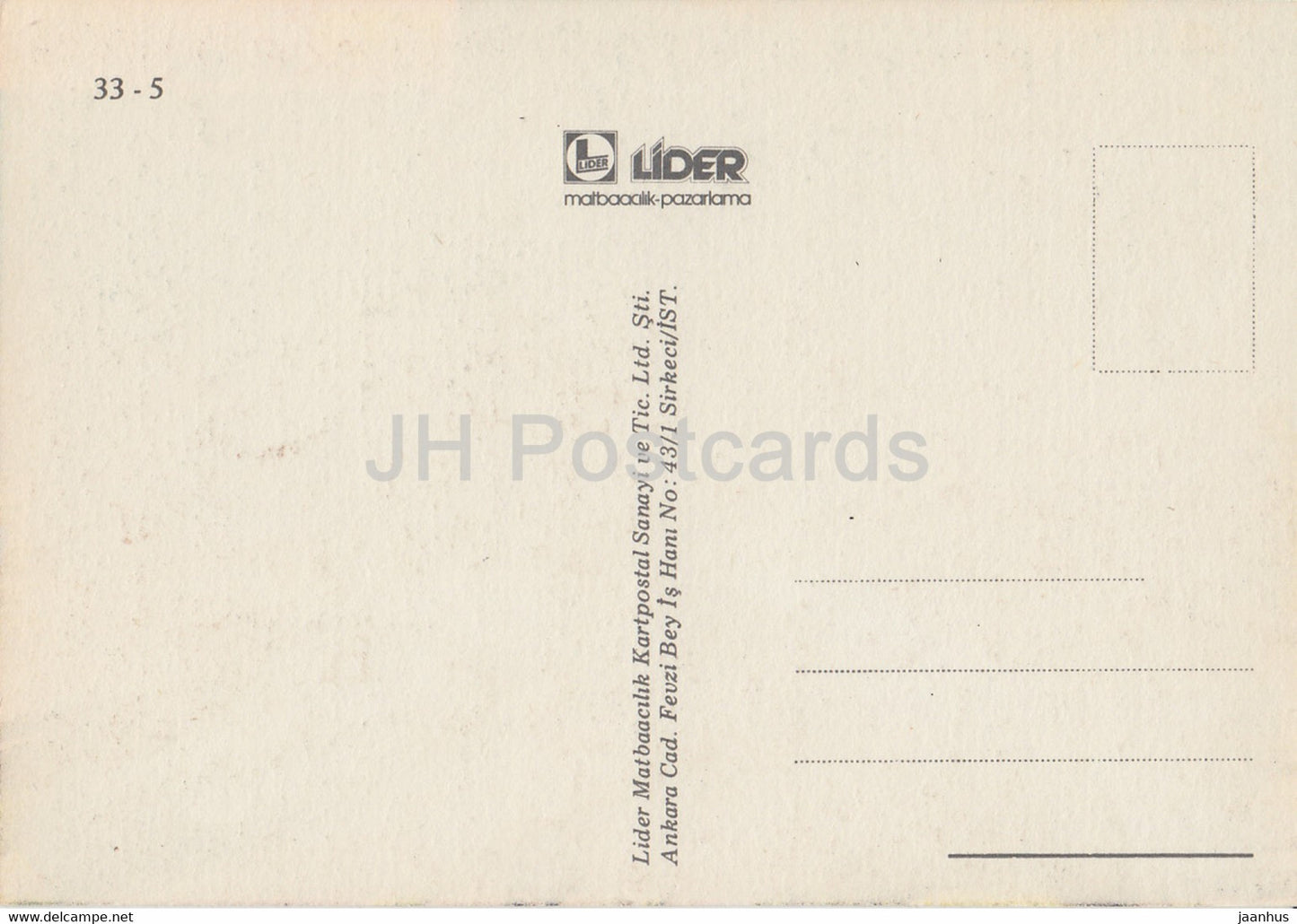 Mersin - Vue sur la ville - Turquie - inutilisé