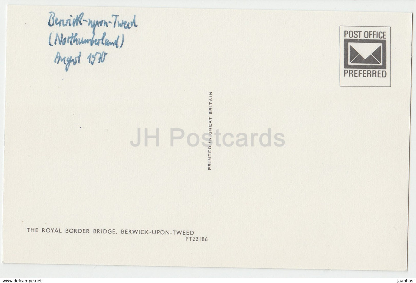 Berwick-Upon-Tweed - The Royal Border Bridge - PT22186 - 1970 - United Kingdom - England - used