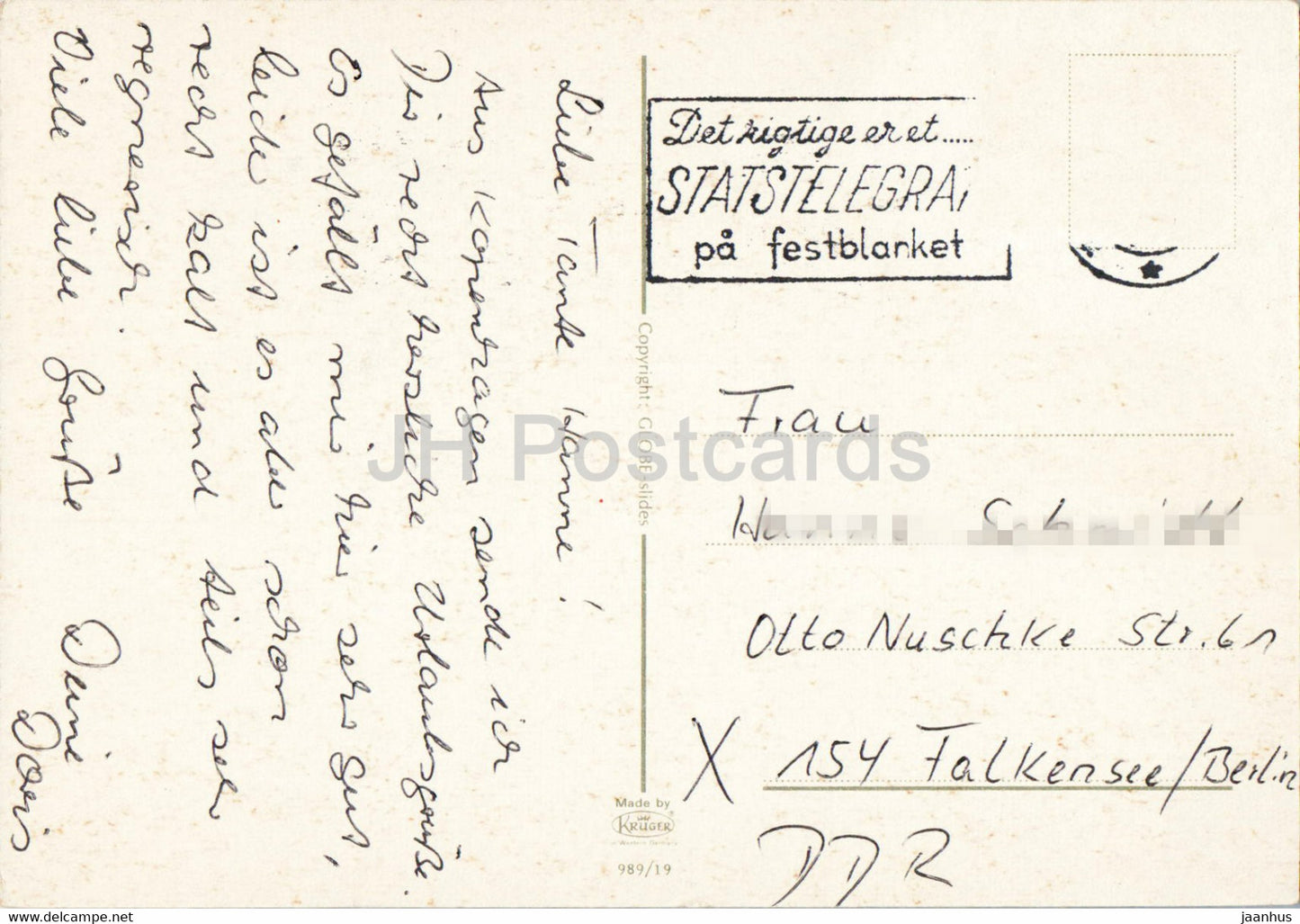 Copenhagen - City views - boat - 989/19 - multiview - Denmark - used