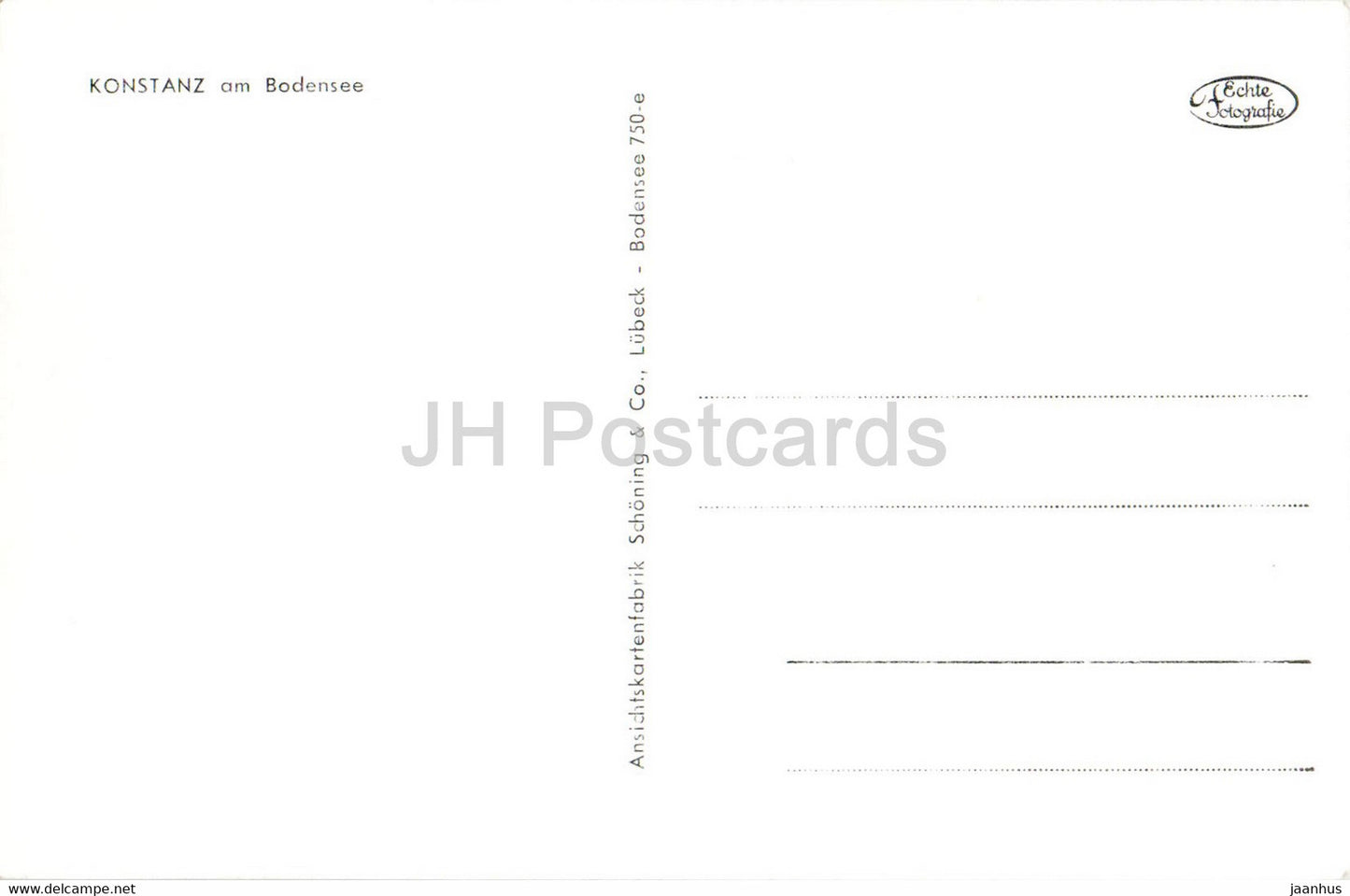 Konstanz am Bodensee - old postcard - Germany - unused