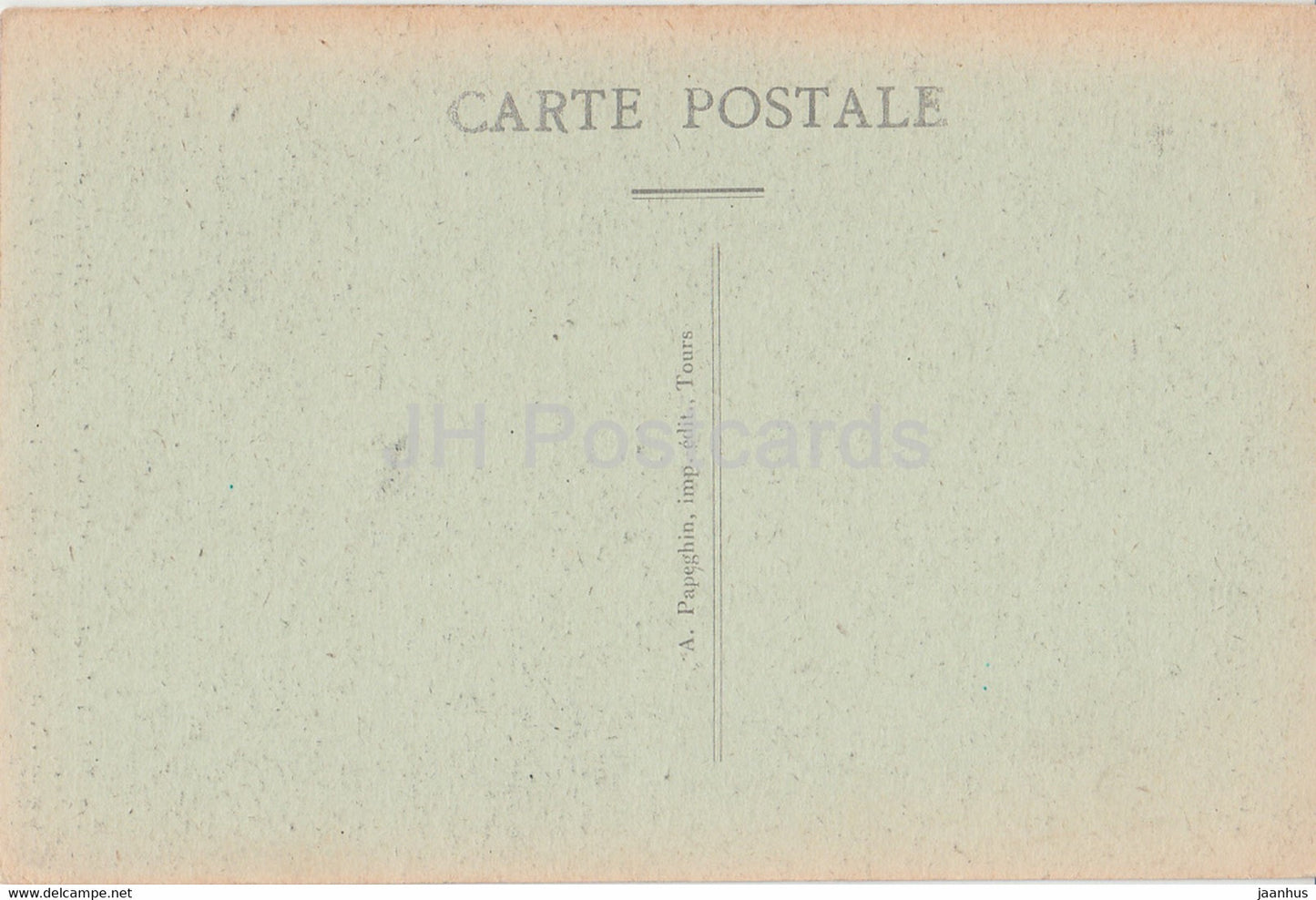 Tours - Hotel Gouin - 17 - old postcard - France - unused