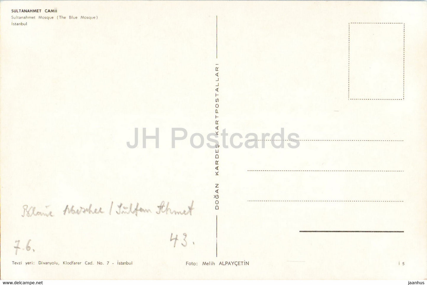 Istanbul - Sultanahmet-Moschee - Türkei - gebraucht