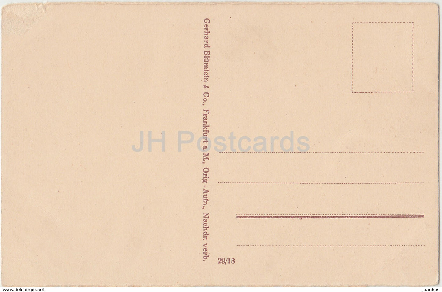 Rothenburg od Tauber - Kapellenbrunnen mit weißem Turm - alte Postkarte - Deutschland - unbenutzt