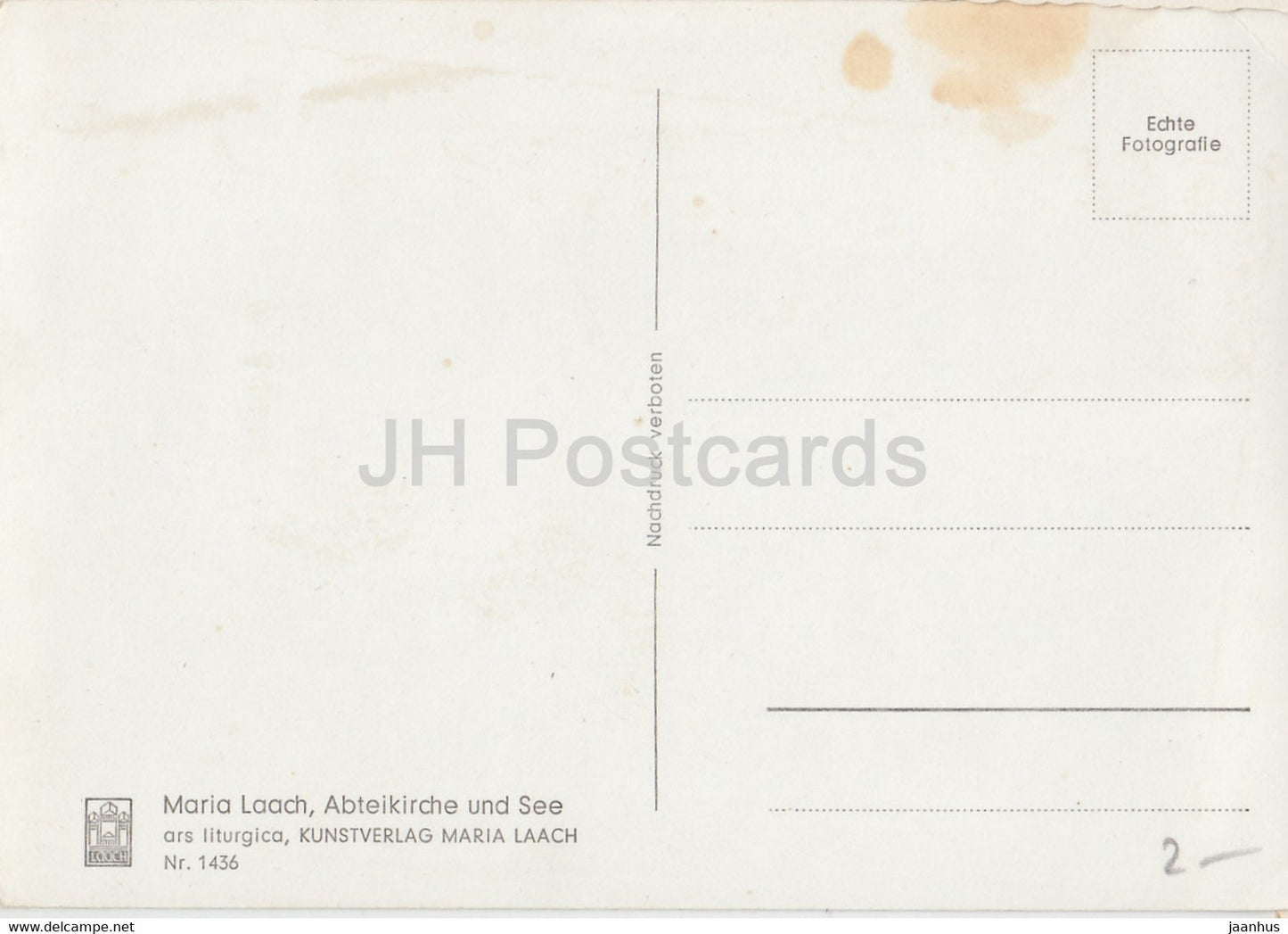 Maria Laach - Abteikirche und See - Allemagne - inutilisé
