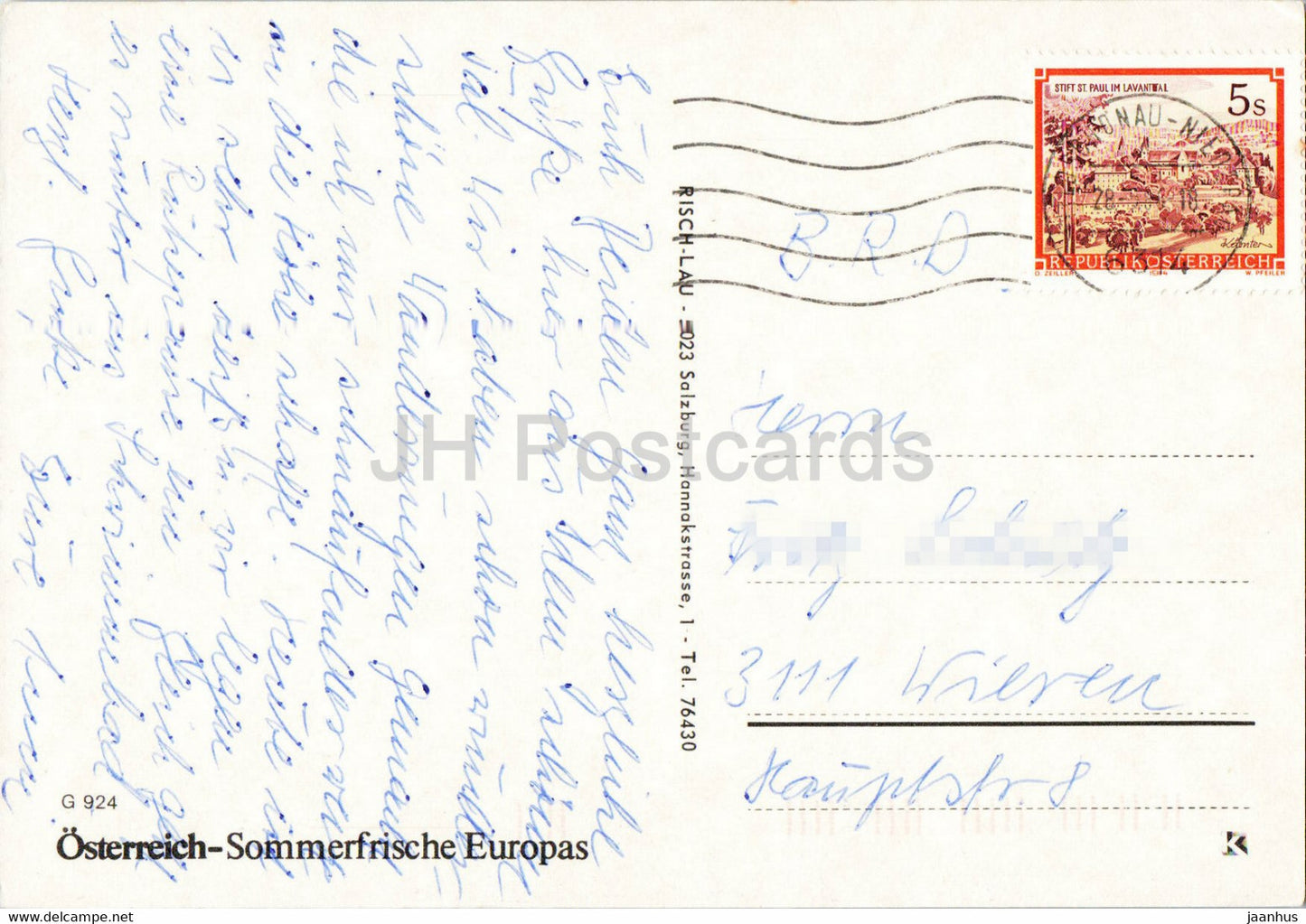 Gruss aus der Wildschonau - Thierbach - Oberau - Auffach - Muhltal - Niederau - horse - Austria - used