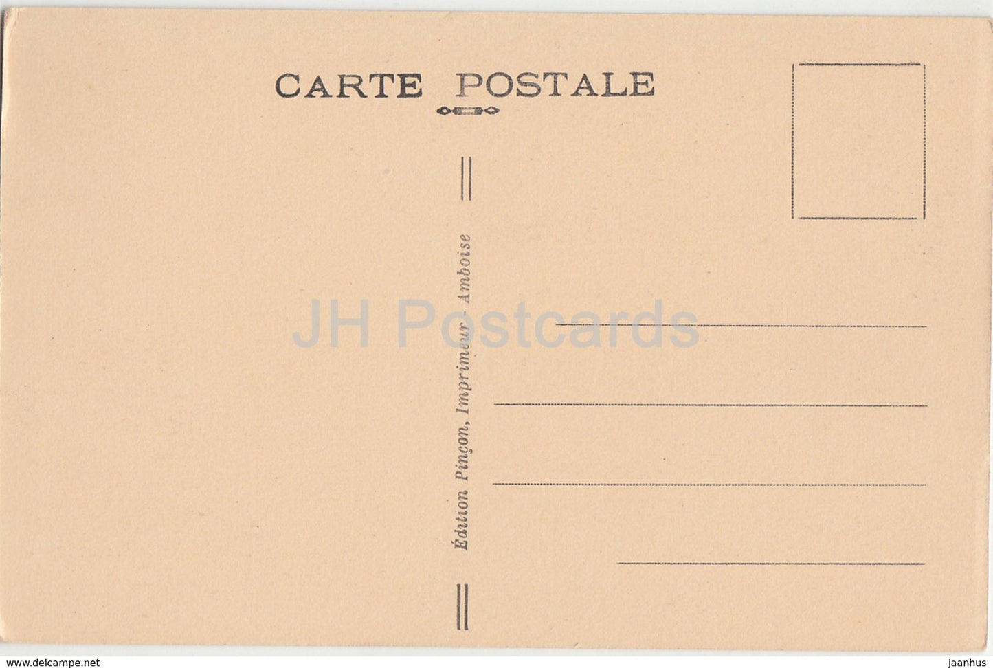 Amboise - Tour Charles VIII - tower - 11 - old postcard - France - unused