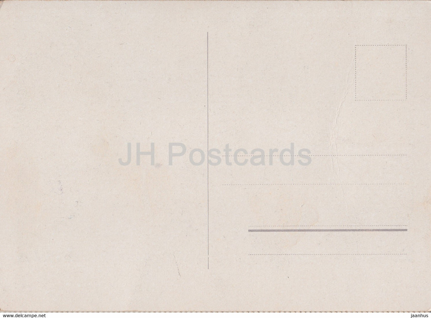 painting by H. Pohl - Church - 1129 - old postcard - unused