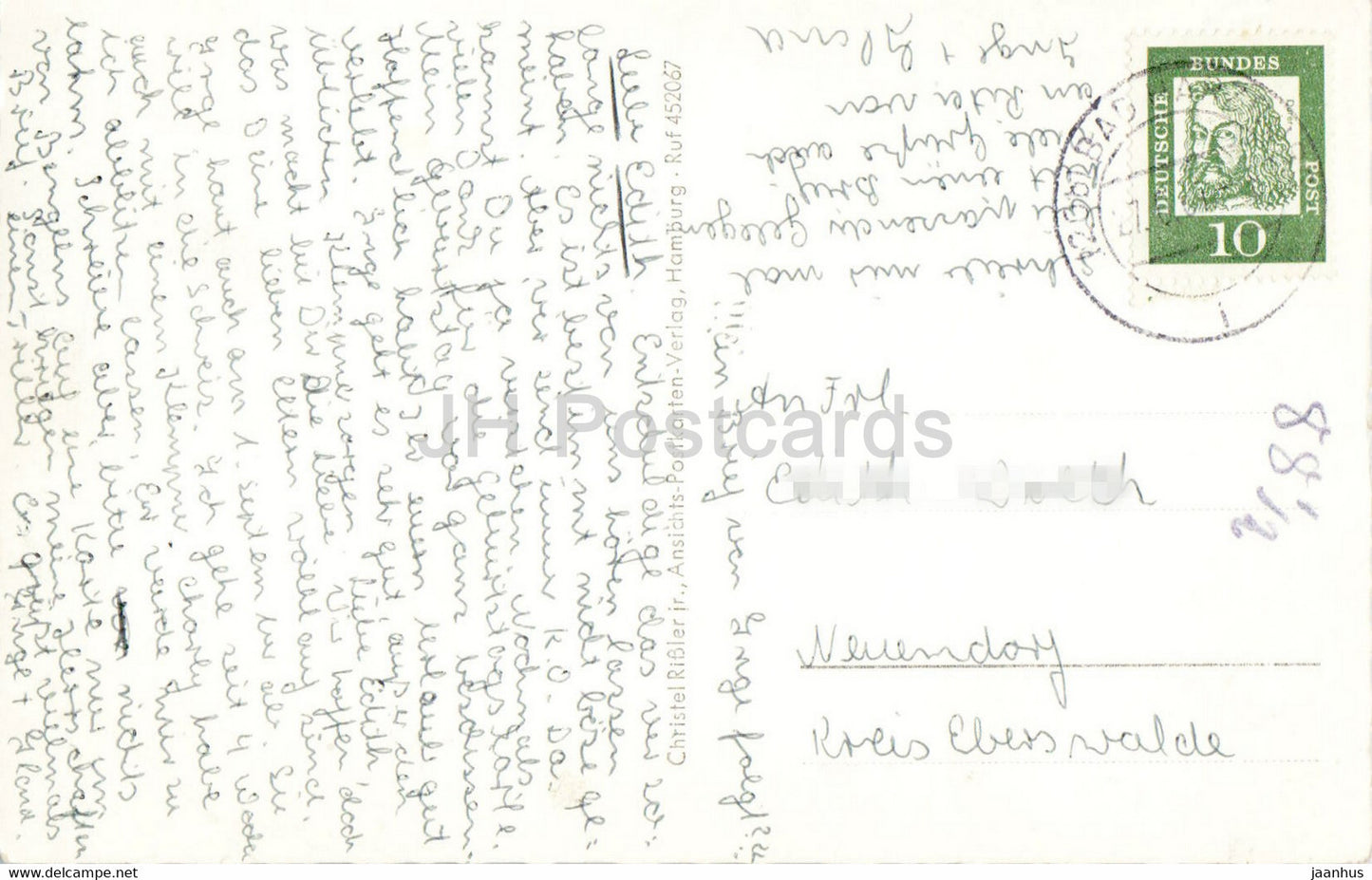 Bad Harzburg - Talfahrt - Panorama - Talstation - Schwebebahn - carte postale ancienne - Allemagne - utilisé