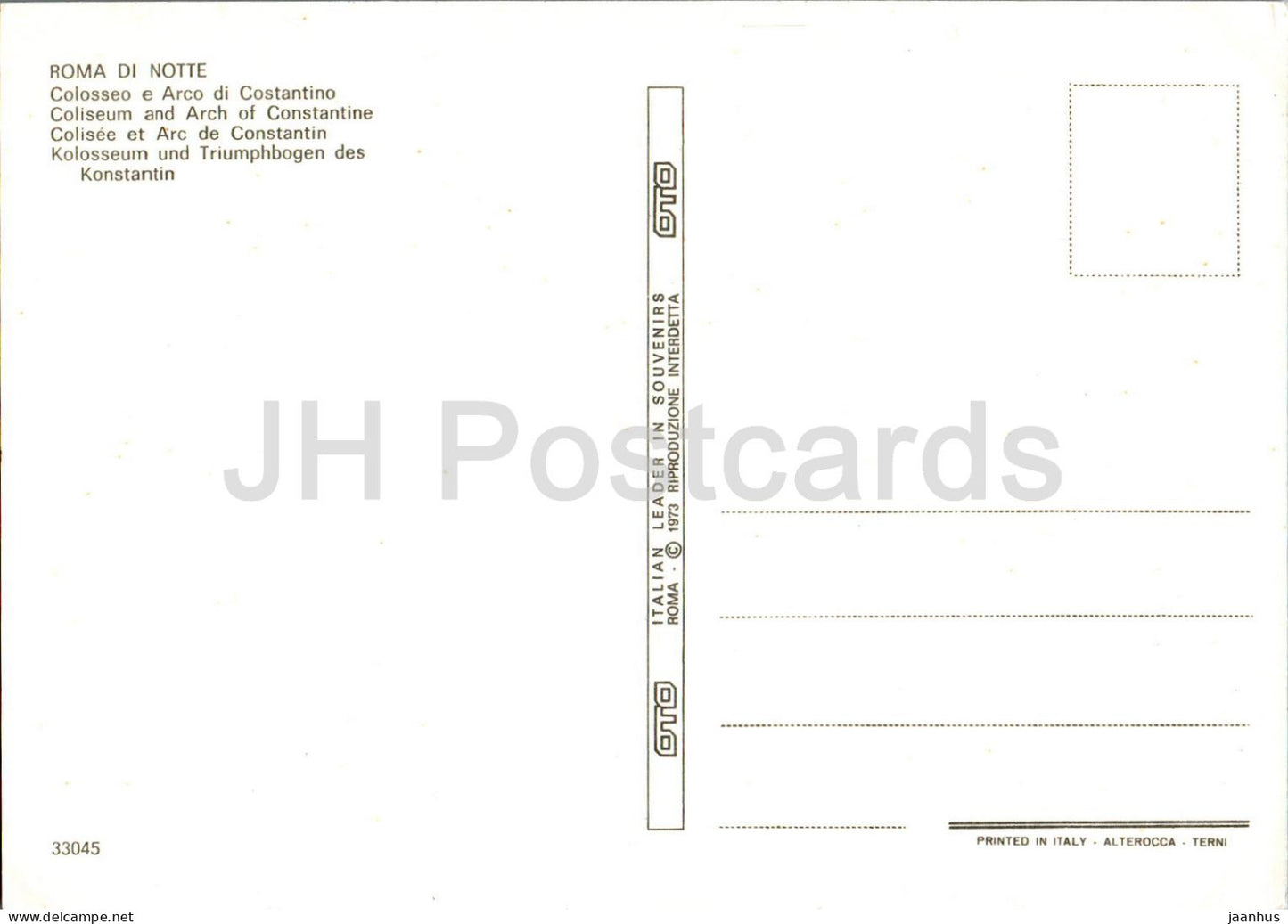 Roma - Rom - Colosseo e Arco di Costantino - Kolosseum und Konstantinsbogen der Antike - 33045 - Italien - unbenutzt