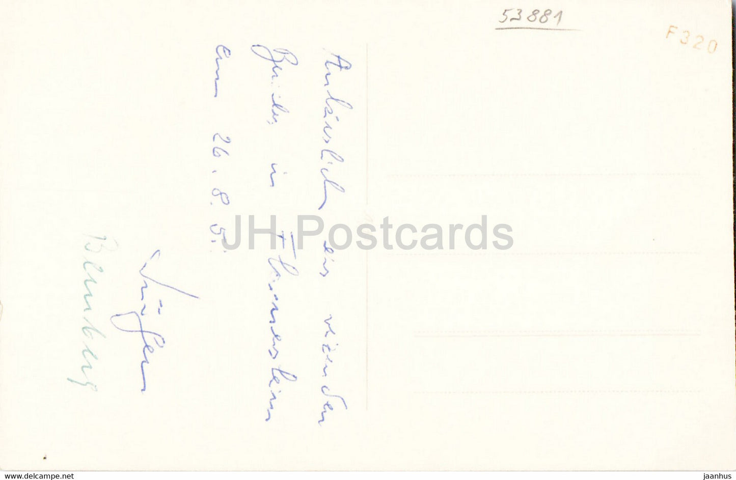 Bamberg - Architektur - alte Postkarte - Deutschland - gebraucht