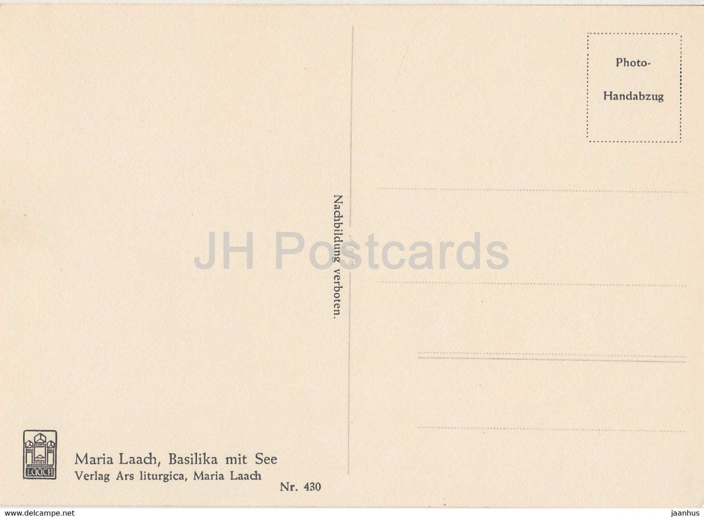 Maria Laach - Basilika mit See - 430 - Germany - unused