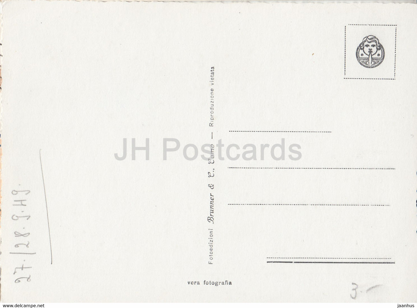 Gardone Riviera - Vittoriale - Lago di Garda - old postcard - 1949 - Italy - used