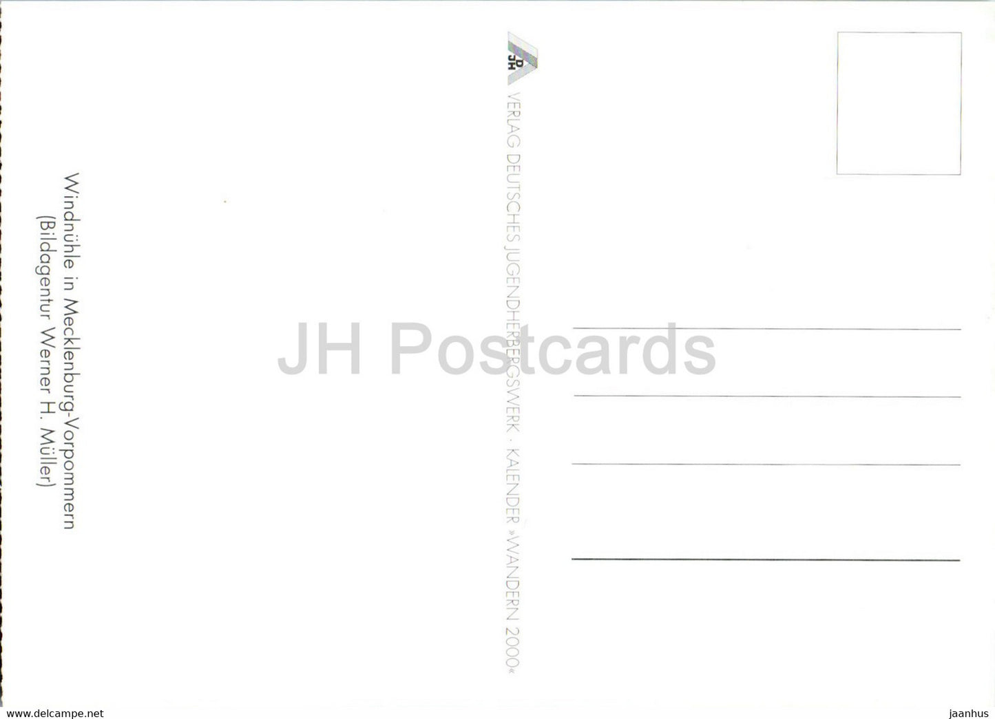 Windmuhle in Mecklenburg Vorpommern - moulin à vent - Allemagne - inutilisé