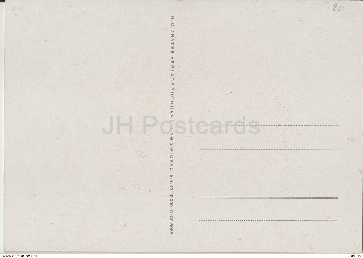 painting - pine tree - Thater - Germany - unused