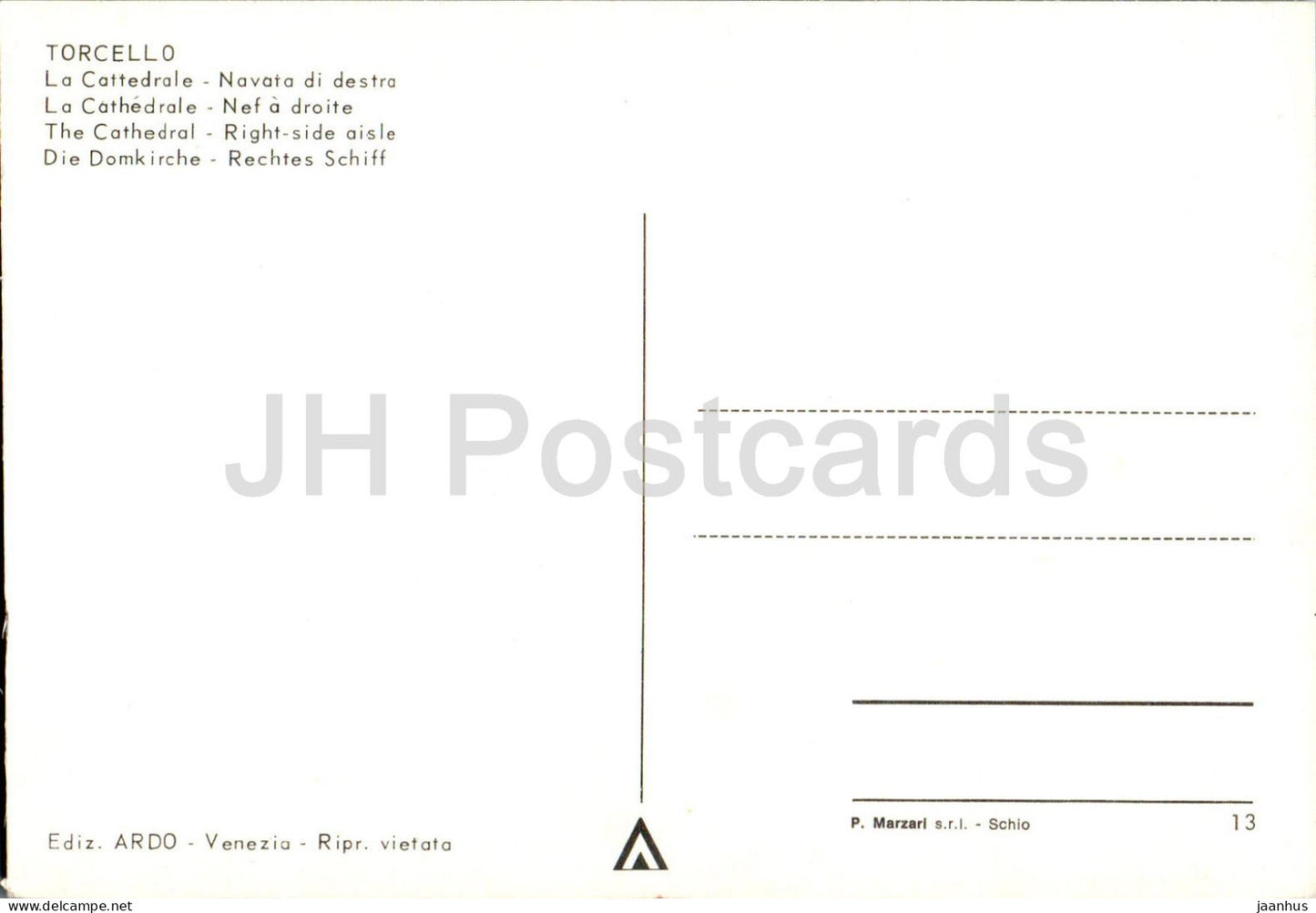 Torcello - La Cattedrale - Navata di destra - cathédrale - bas-côté droit - 13 - Italie - inutilisé