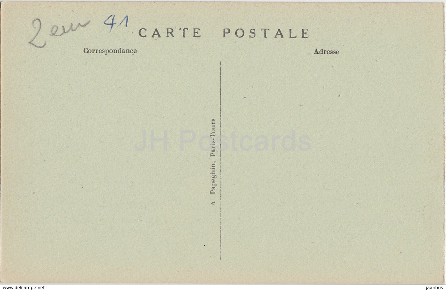 Chambord - Le Chateau - La Salle du Conseil de Louis XIV - castle - 24 - old postcard - France - unused