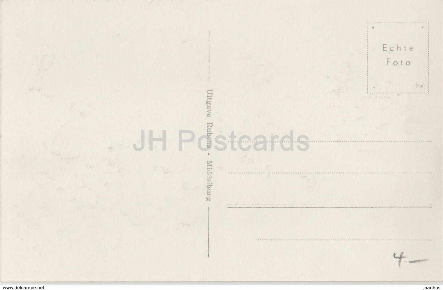 Amsterdam - Gelderschekade - Boot - alte Postkarte - Niederlande - unbenutzt