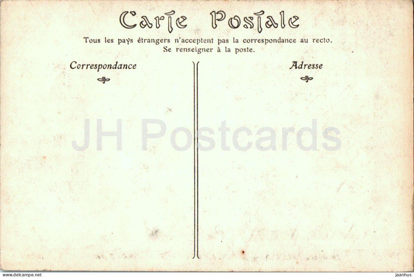 Environs du Loiret le Pont du Moulin des Bechets – Brücke – 125 – alte Postkarte – Frankreich – unbenutzt