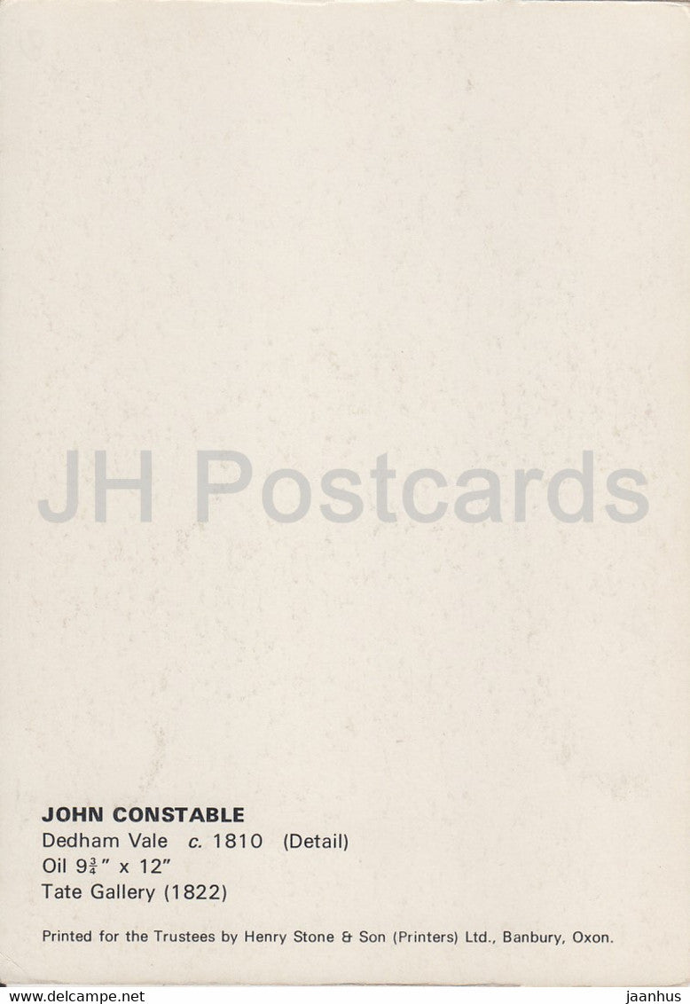 painting by John Constable - Dedham Vale - English art - unused