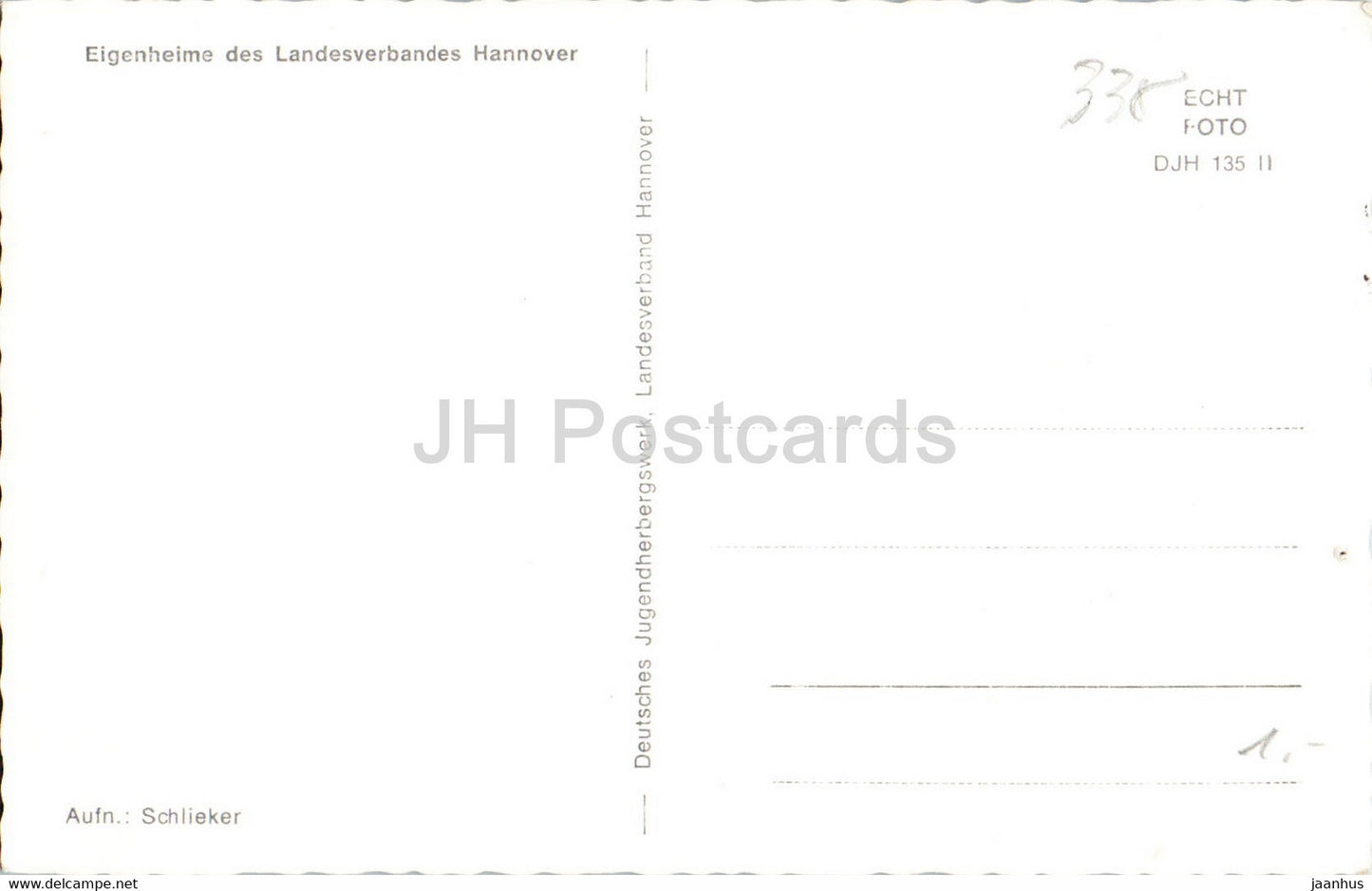 Grusse aus den Jugendherbergen des Harzes - old postcard - Germany - unused