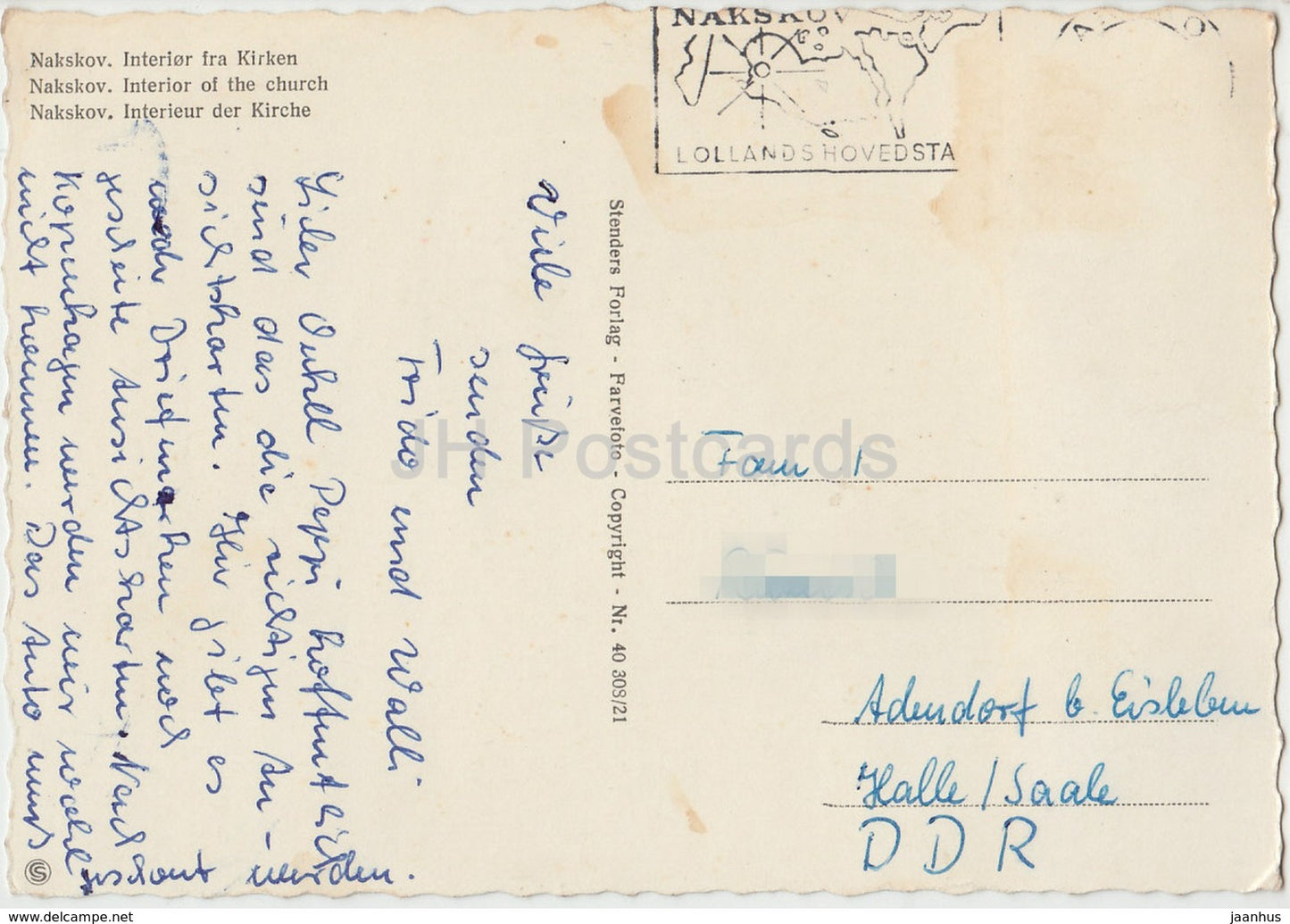 Nakskov - Interior of the Church - 40 - Denmark - used