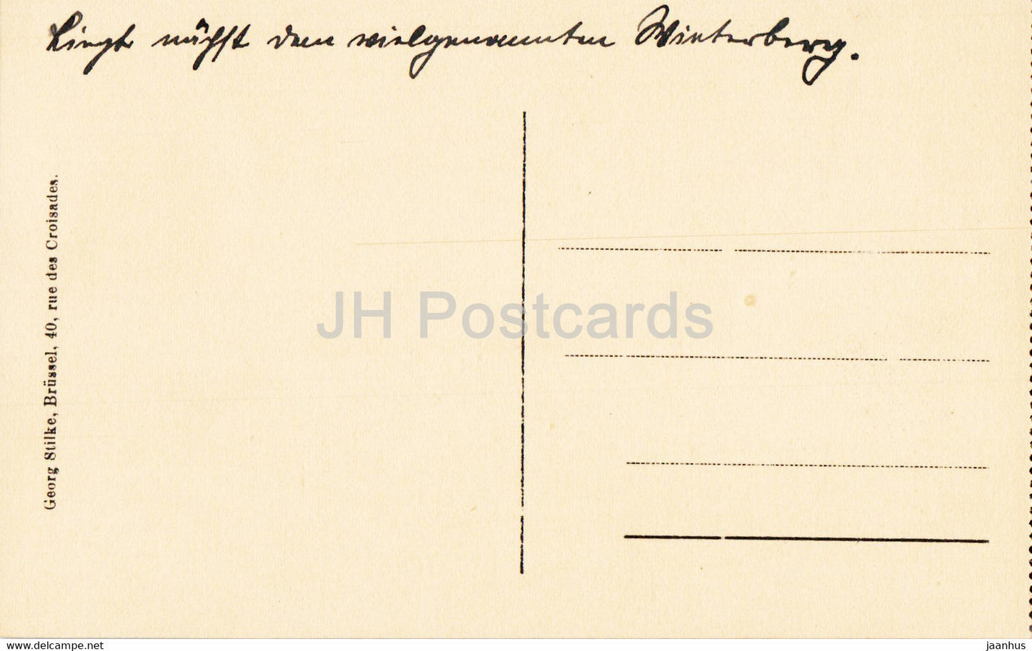 Cerny - Stilke - carte postale ancienne - France - occasion