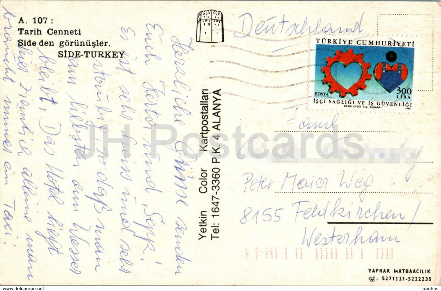 Side - Tarih Cenneti - Side den gorunusler - ancient world - multiview - 107 - Turkey - used