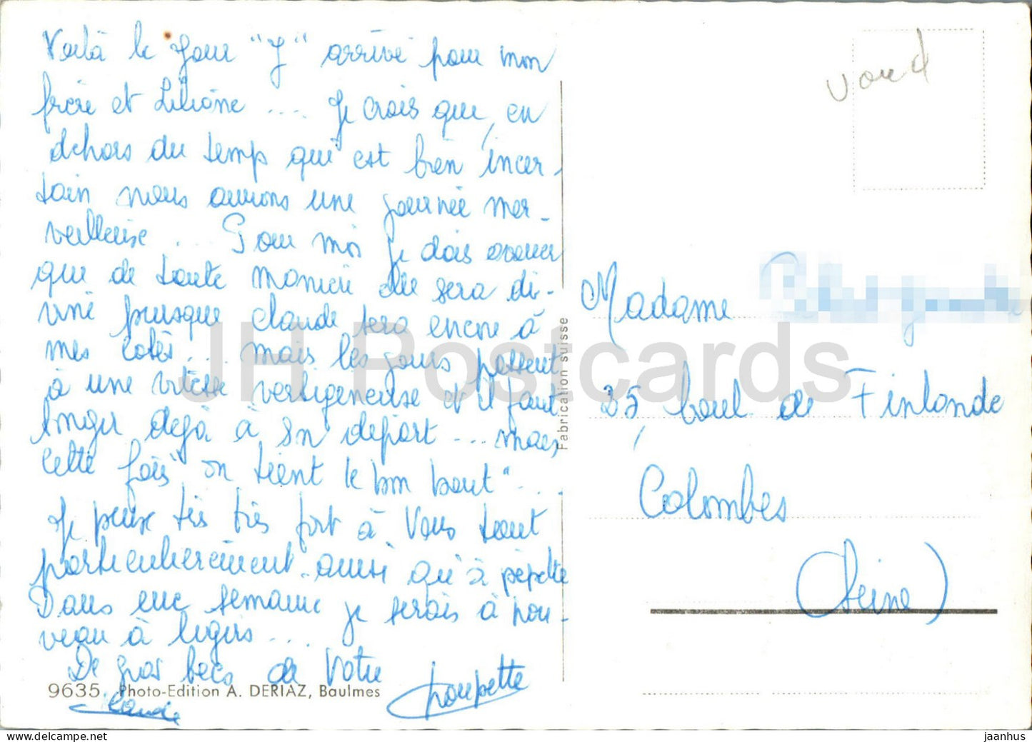 Baulmes - 9635 - Suisse - occasion