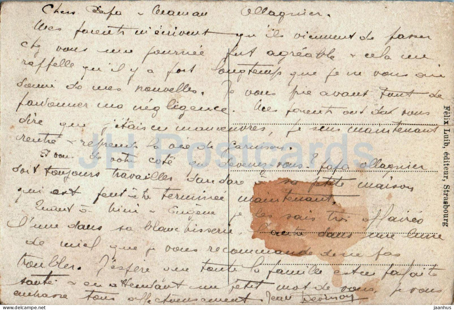 Stassburg - Strasbourg - Vue Générale - carte postale ancienne - France - occasion