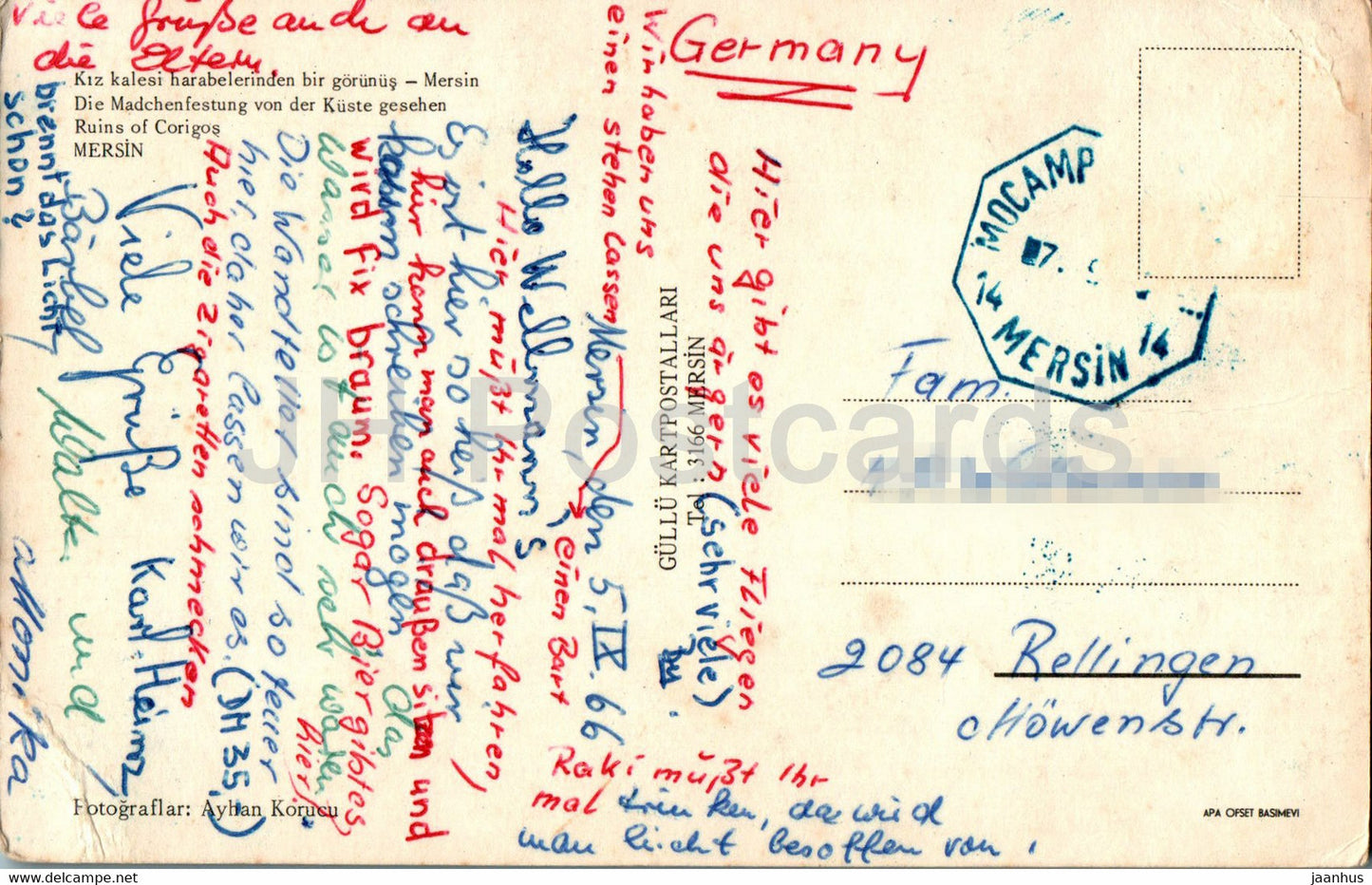 Mersin - Ruins of Corigos - ancient world - Turkey - used