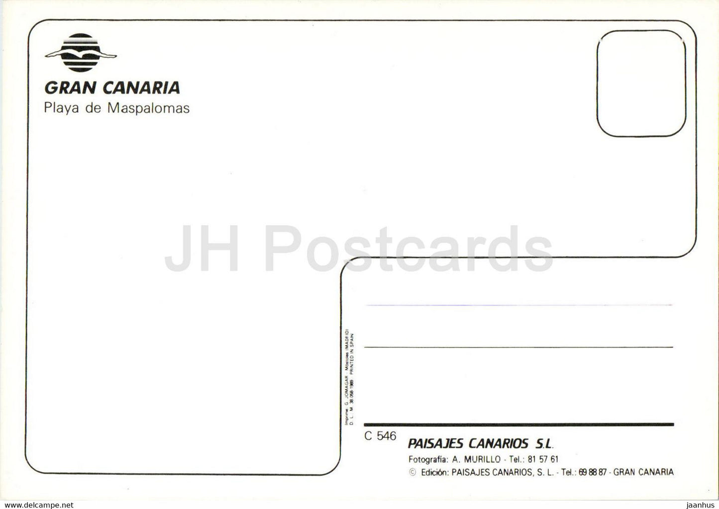 Gran Canaria - Playa del Maspalomas - 546 - plage - Espagne - inutilisé