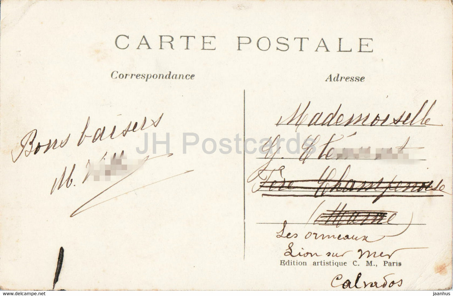 Bois de Vincennes - Cascades - 25 - old postcard - 1915 - France - used