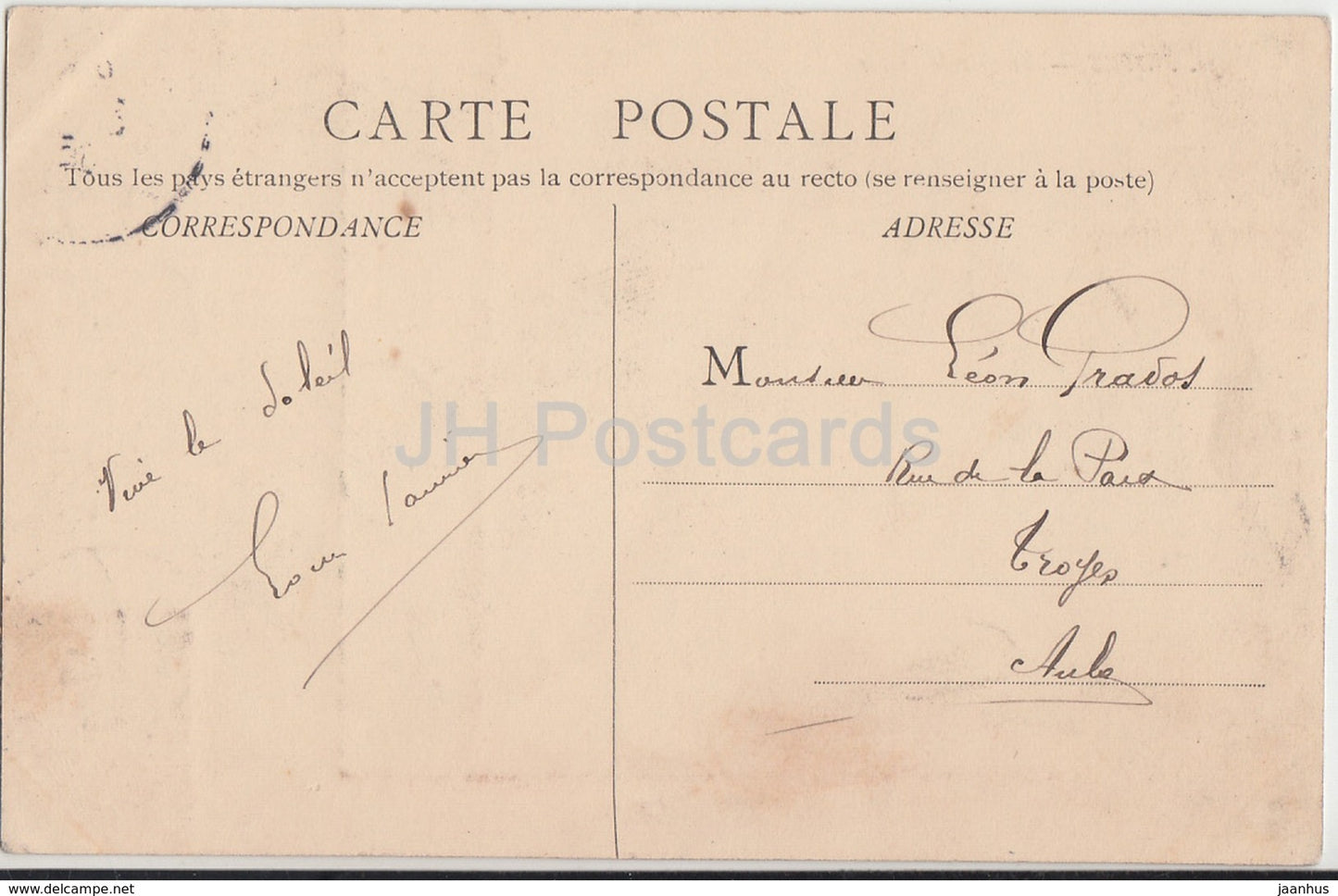 Nimes - Temple de Diane - 31 - old postcard - France - used